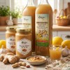 Oligin Homemade Ginger Garlic Lemon Honey Tonic 750ml Oligin Homemade Ginger Garlic Lemon Honey Tonic 750ml